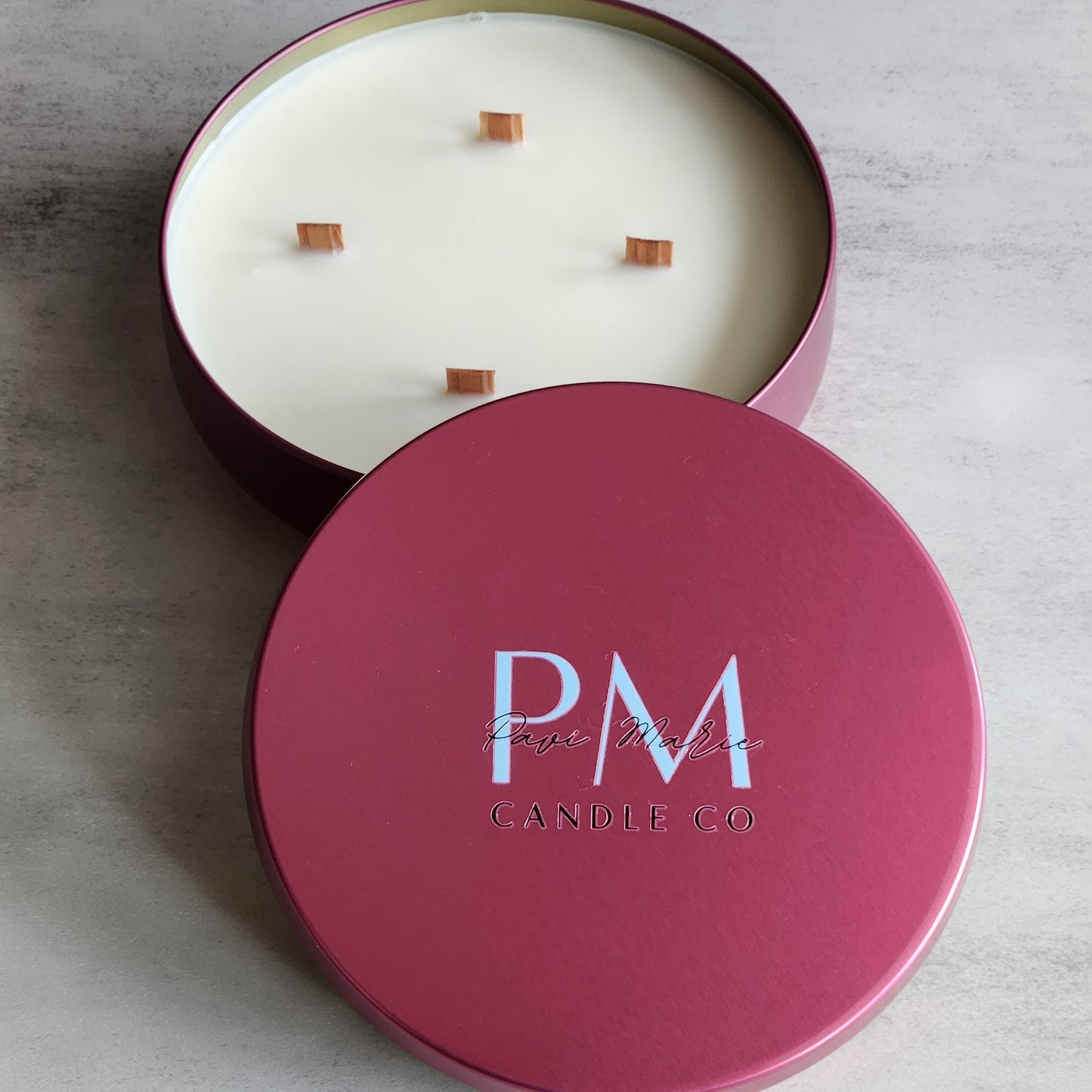 Pomegranate Potion Scented Tin Candle