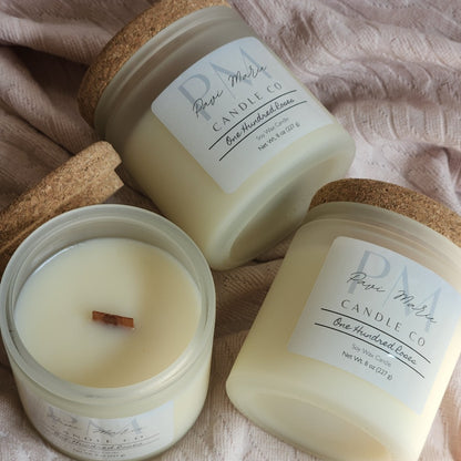 Cork Top Scented Candle