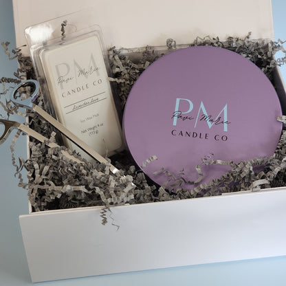 Lavender Love Scented Tin Candle Gift Set