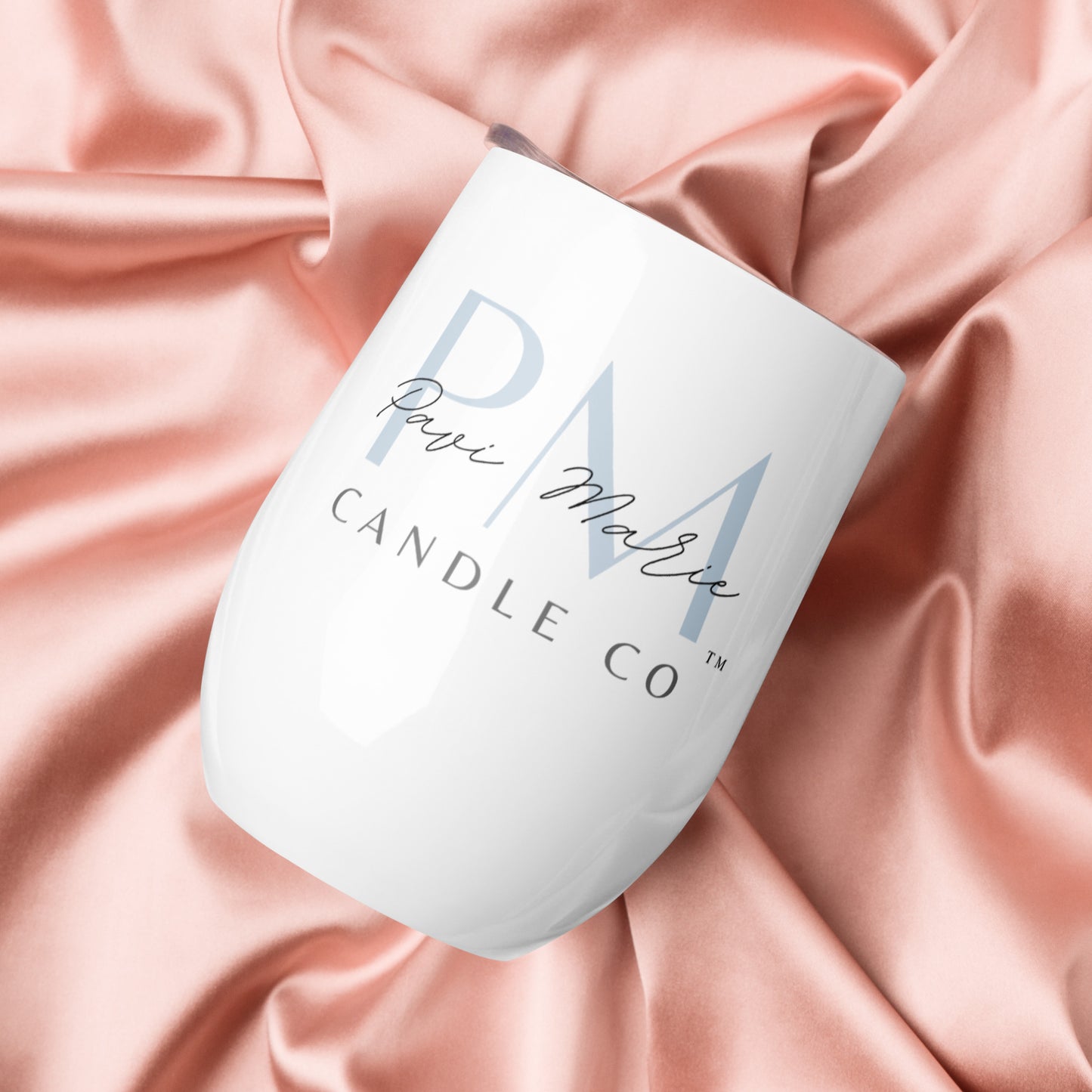 Pavi Marie Candle Co Wine Tumbler